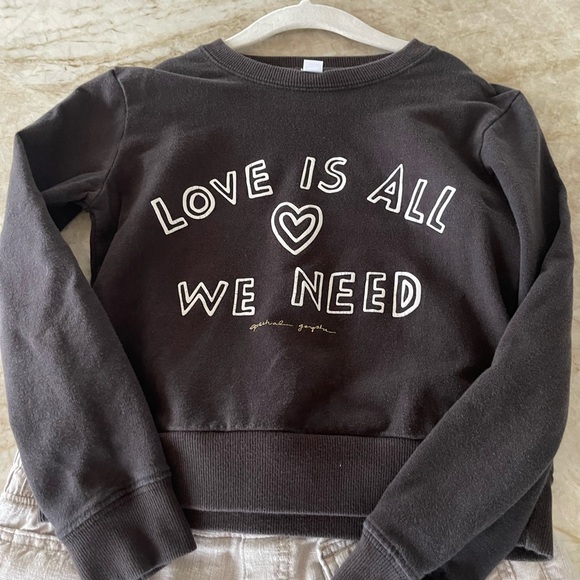 Spiritual Gangster Black Sweatshirt - Love Is All We Need - Picture 4 of 4
